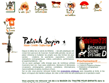 Tablet Screenshot of patricksapin.org